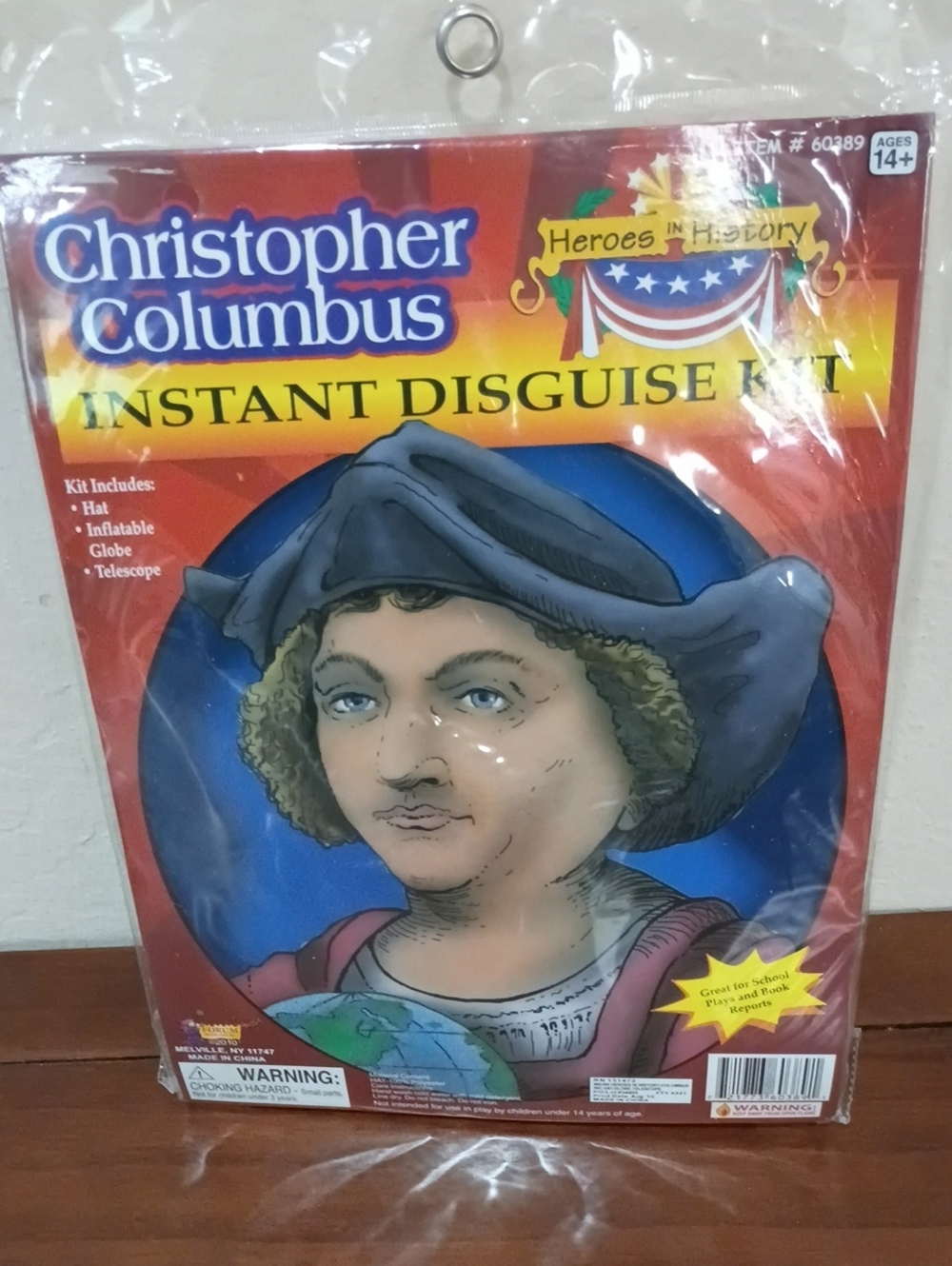 Christopher Columbus Halloween Instant Disguise - New!